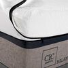 Cama Europea CIC Base Dividida King Balance + Respaldo + 2 Veladores Kavery