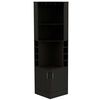 Combo Bar Esquinero + Rack TV40 Extensible TuHome Beijing Wengue Blanco