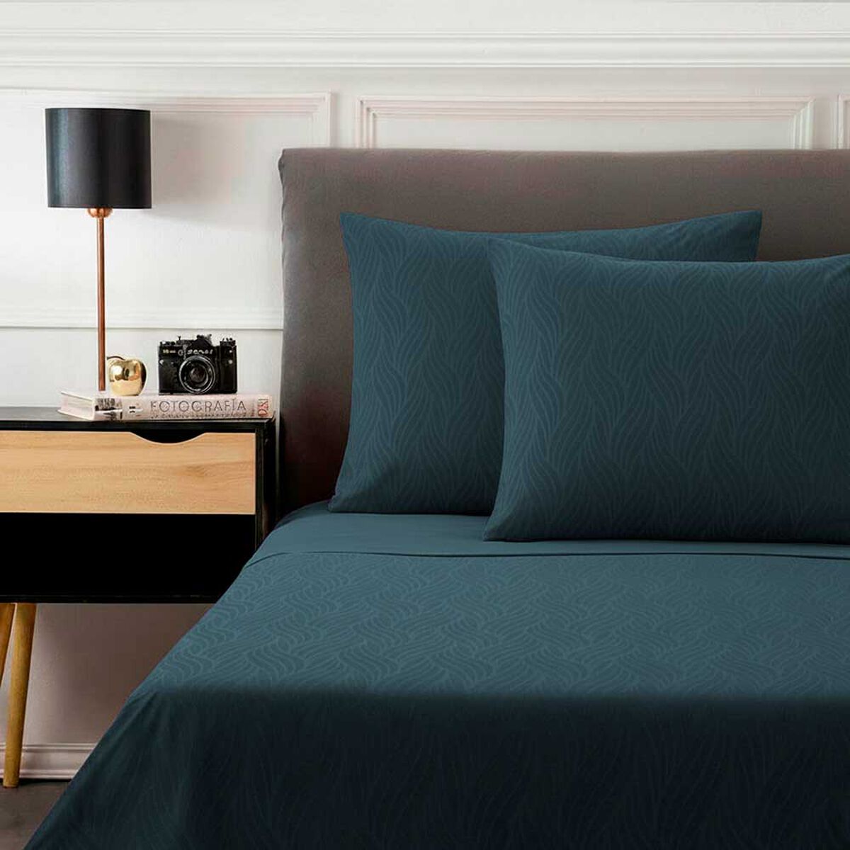 Juego de S&aacute;banas Embossed Zibel 2 Plazas