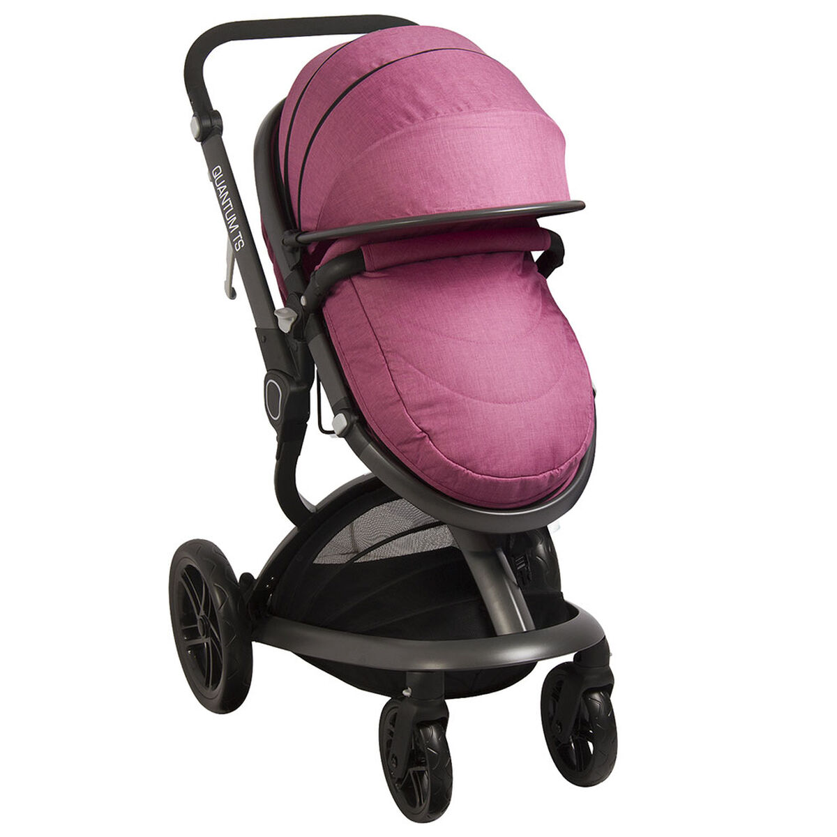 Coche Travel System Quantum Rosado Bebesit