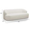 Sofá Amuv Chandon 3 Cuerpos Beige