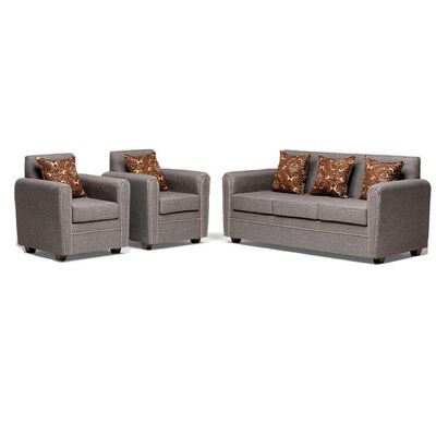 Imagen 2 del producto Rack Almore Alemania Freijoy ff White y Gris Hasta 55"" + Juego de Living 3-1-1