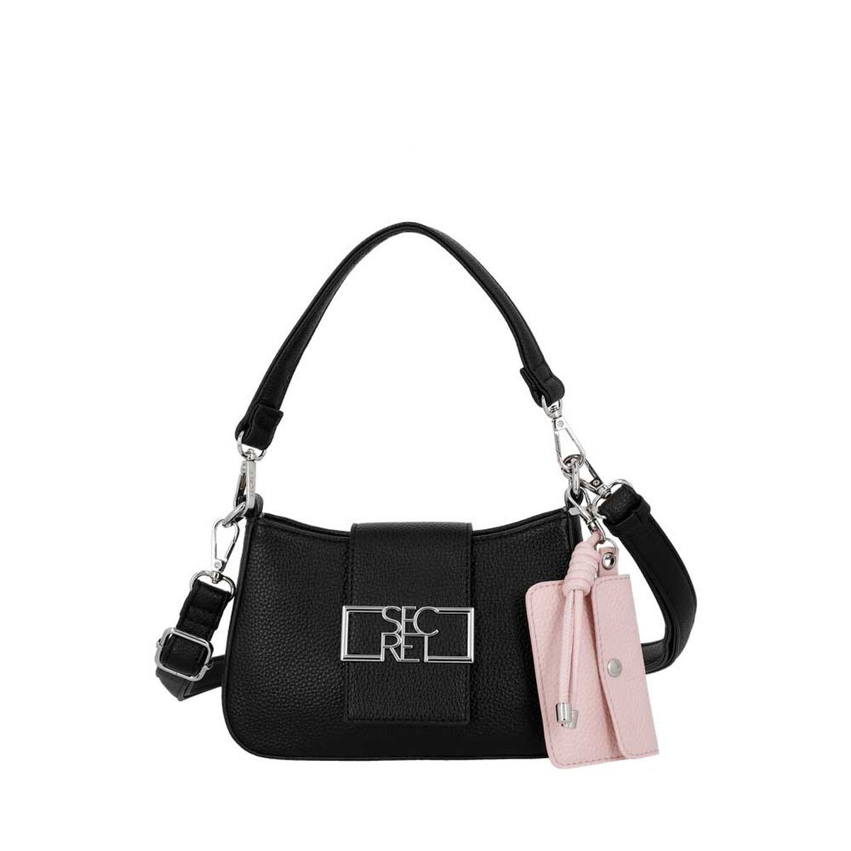 Cartera Bandolera Secret Ibiza SC7 Peque&ntilde;a Negra