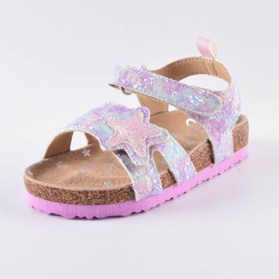 Imagen 1 del producto Sandalia Niña Chess Blanco, Lila, Multicolor