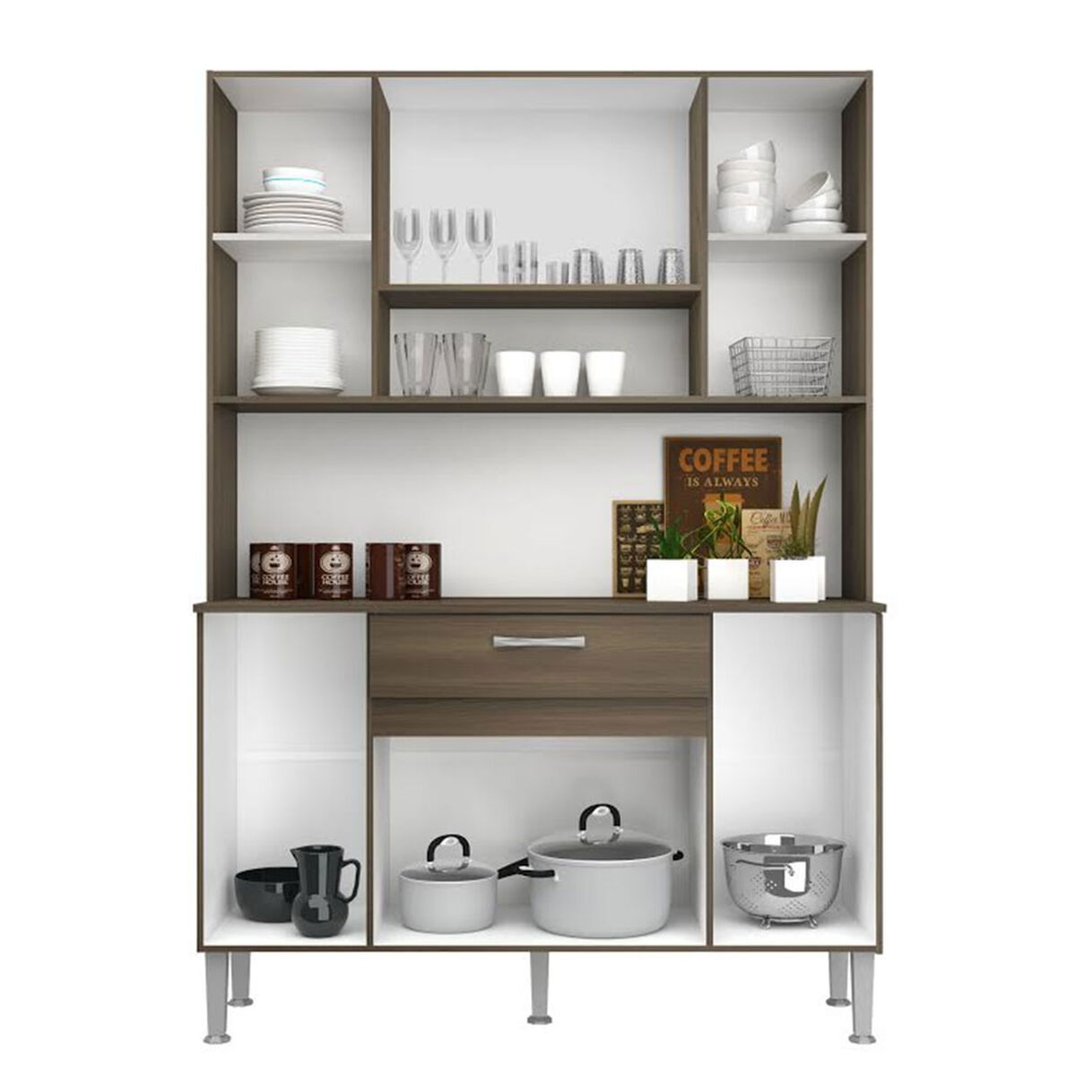 Mueble De Cocina Ani 8 Puertas 1 Cajón