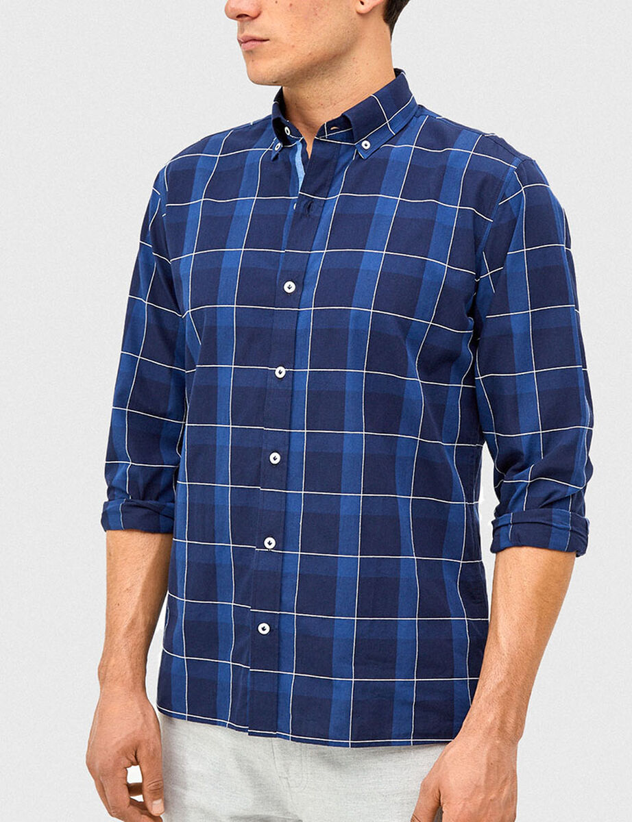 Camisa de Algodón Casual Hombre Trial