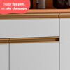 Mueble de Cocina Roca Macadamia Canela Blanco 1 Cajón 4 Puertas