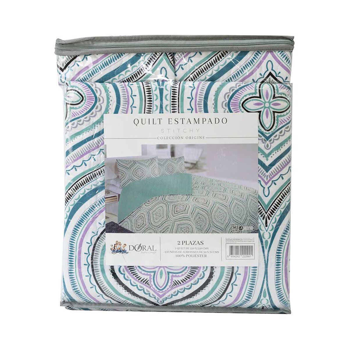 Quilt Doral King Origins Dise&ntilde;os D1