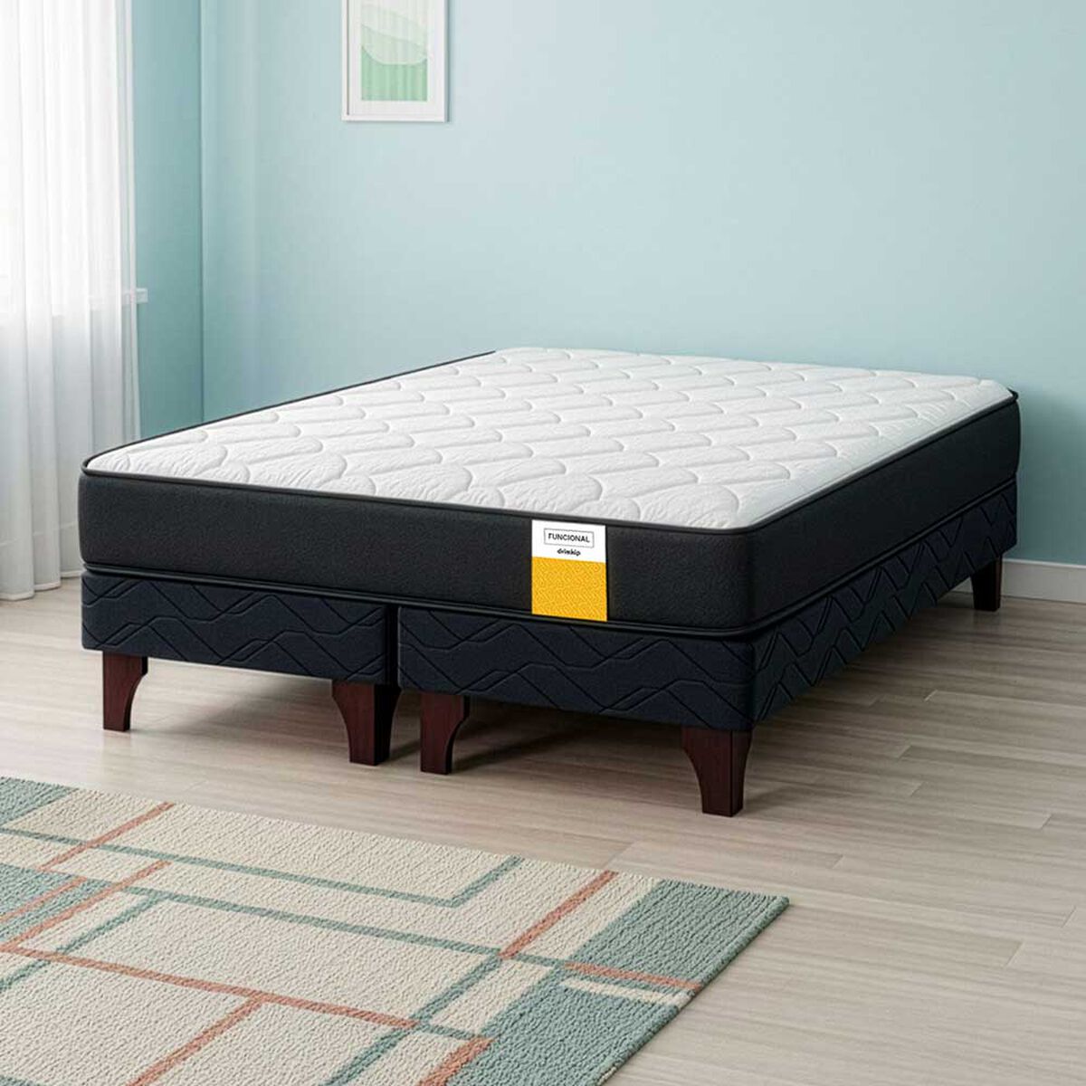 Colch&oacute;n Drimkip 2 Plazas Funcional 190 cm