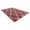 Alfombra Dib Shaggy Design 150 x 220 cm Rosa