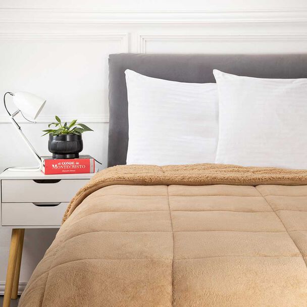 Plumón Coral Sherpa Casanova 2 Plazas