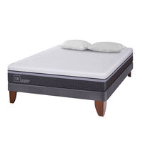 Cama Europea CIC 2 Plazas Ortopedic Advance + Almohadas