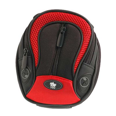 Porta CD Vinílico Vgo 12 Cds Rojo