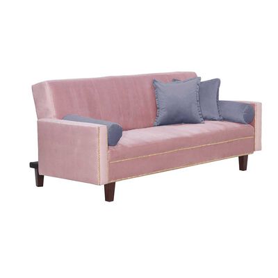 Imagen 2 del producto Futón Black Factory Vanguardia 3 Cuerpos Rosa Gris