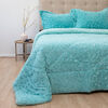 Cubrecama Doral Super King Turquesa Senses