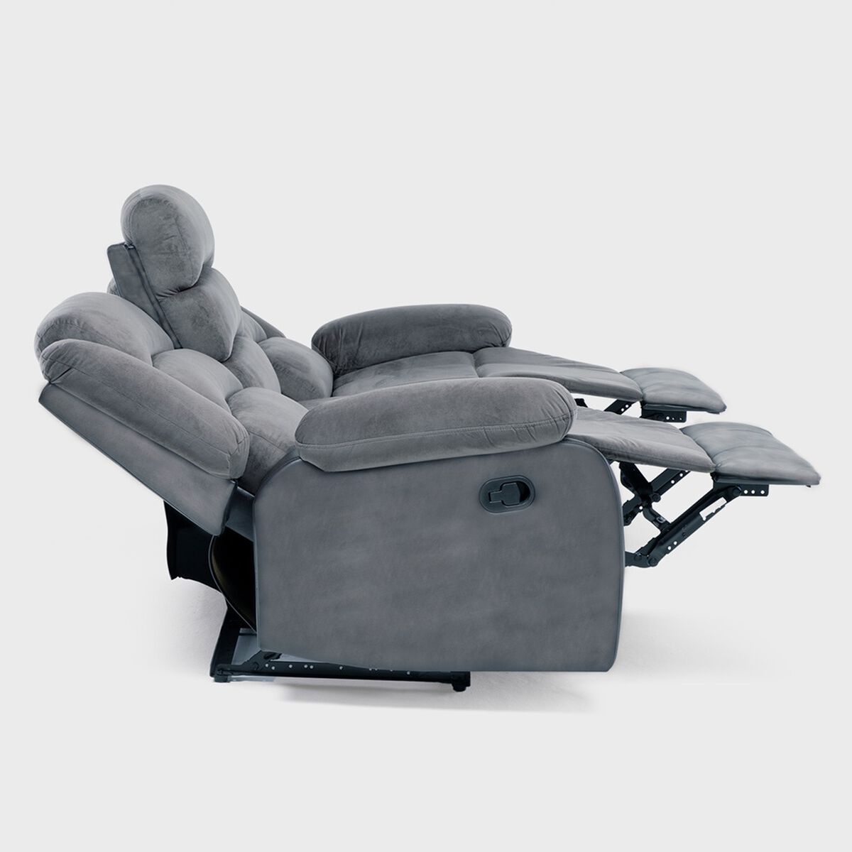 Sofá Daniels 8040SFFGR 3 Cuerpos Gris
