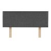 Cama Europea Prelude 2 Plazas Radiant 190 Cm + Respaldo Praga Gris