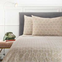 Juego de Sábanas Estampadas Casa Linda 132 Hilos 1 Plaza Moss