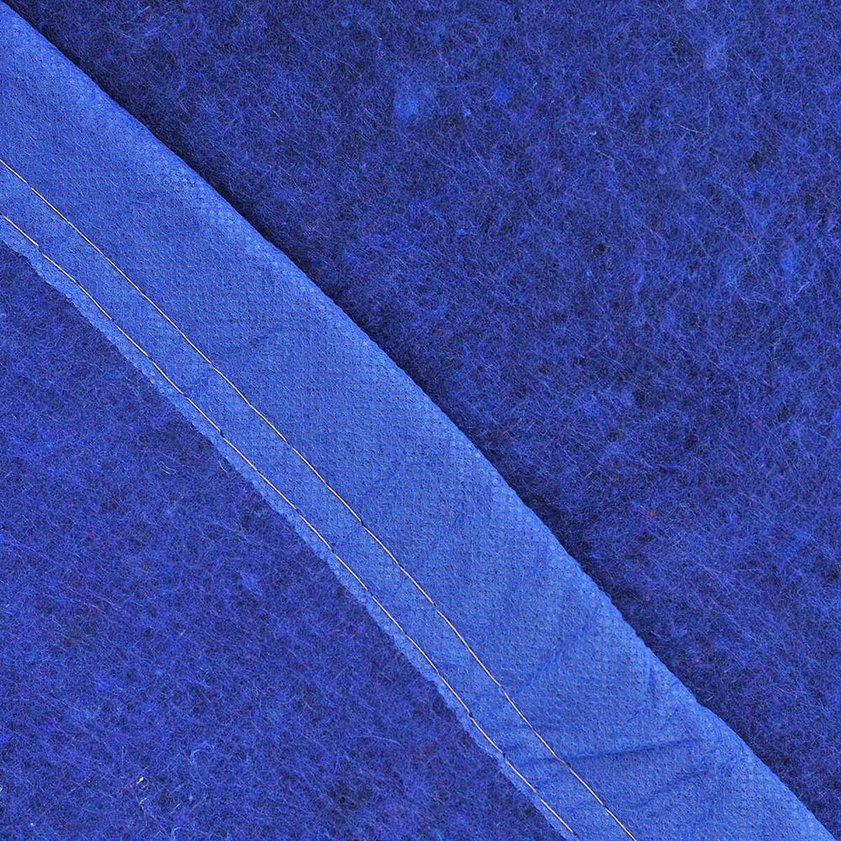 Frazada Poliéster Plumetti 1,5 Plazas Lineas Azul