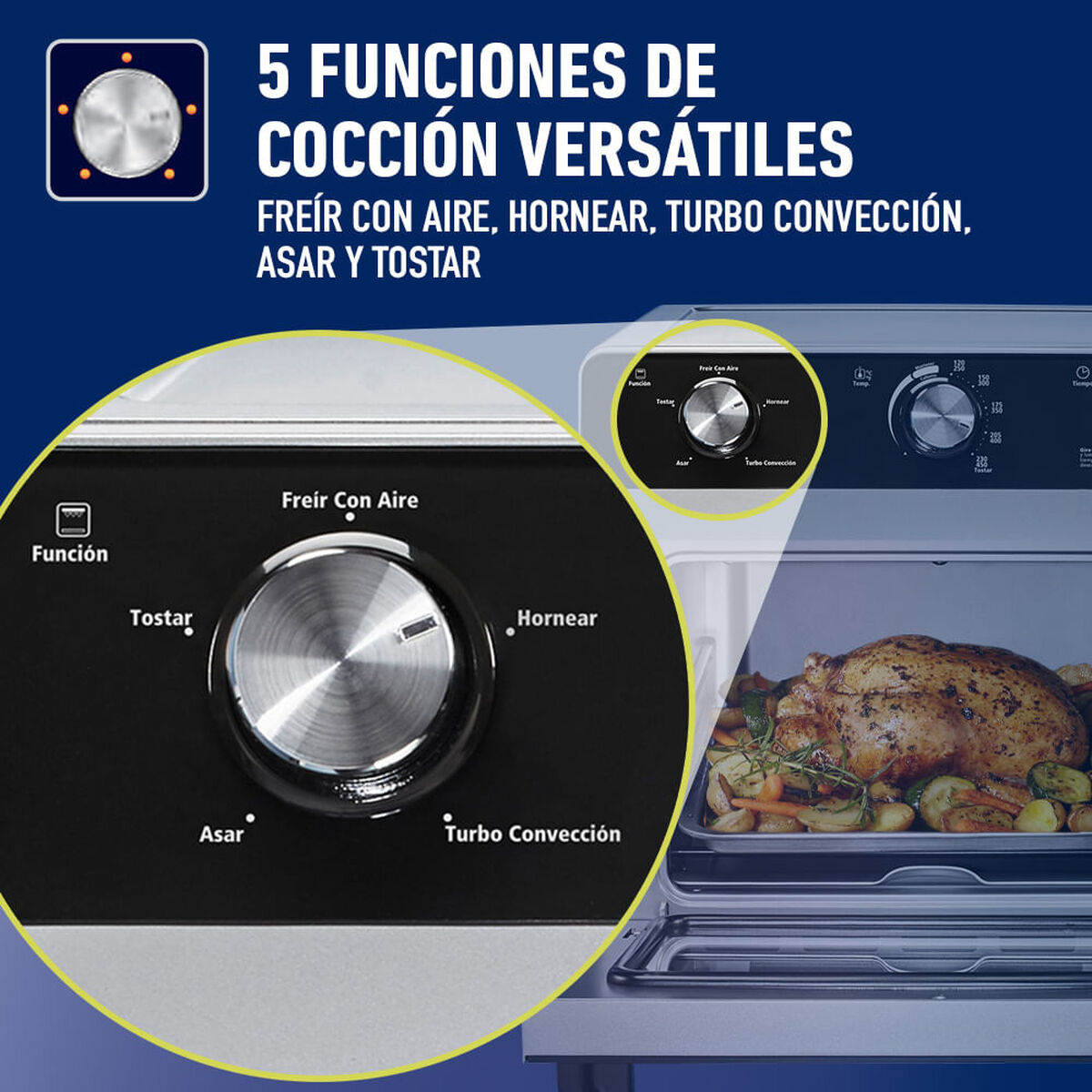 Freidora de Aire Oster TSSTTVMAF1-052 22 lt.