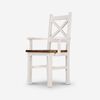 Juego de Comedor CIC Provenza 6 Sillas + 2 Sitiales Blanco