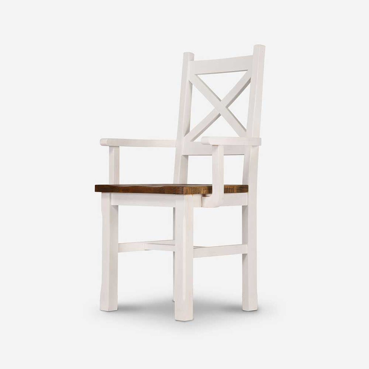Juego de Comedor CIC Provenza 6 Sillas + 2 Sitiales Blanco