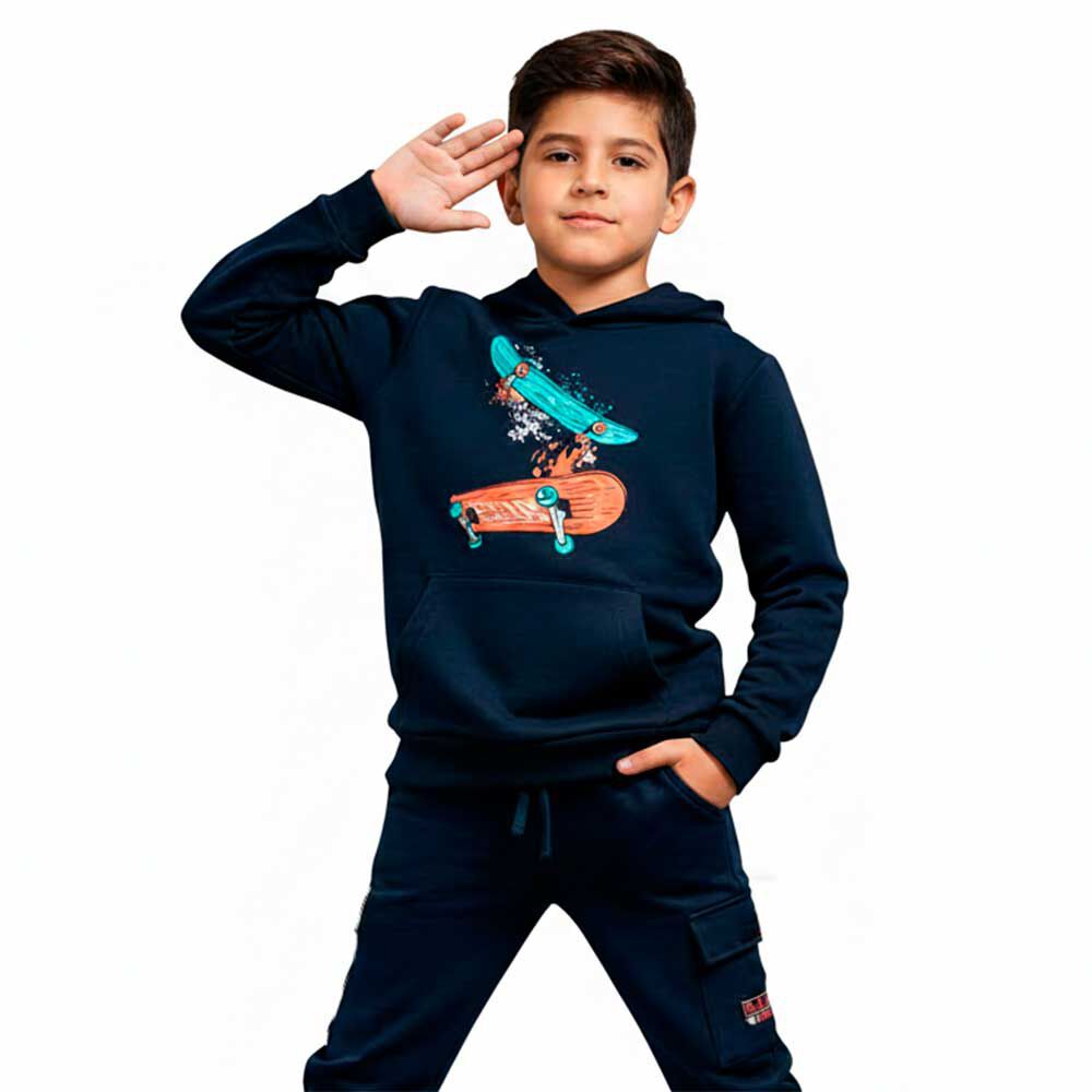 Polerón Hoddie de Algodón Niño Chess