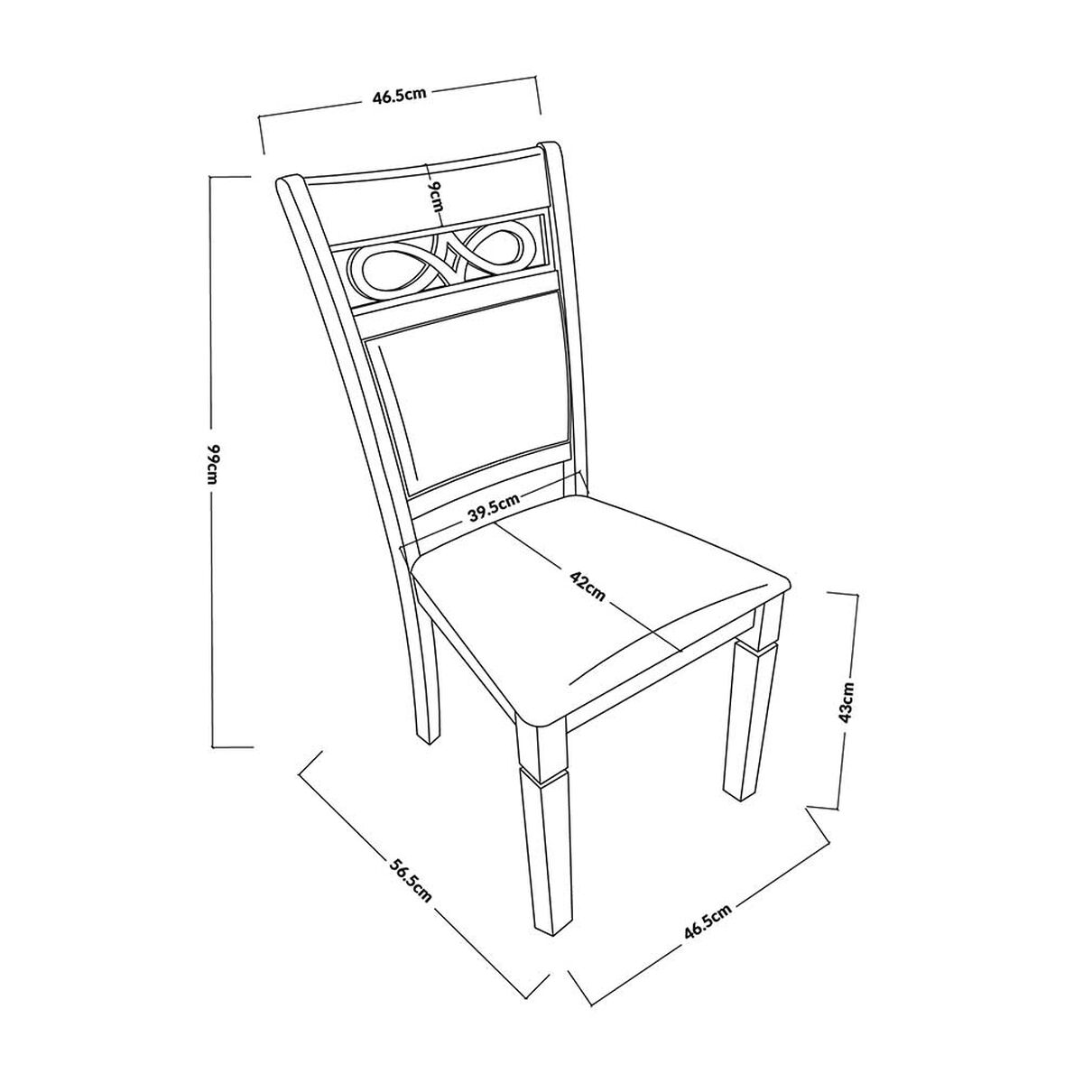 Juego de Comedor Capri 6 Sillas 2 Sitiales