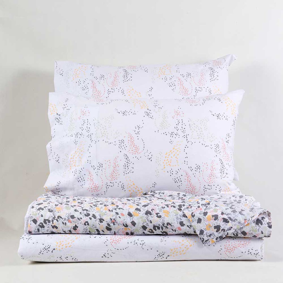 Juego de Sábanas Estampado Mashini 180 Hilos 2 Plazas Oasis