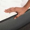 Cama Europea CIC Iron Smart 2 Plazas Anatomic + Respaldo Black Tapizado + Fald&oacute;n