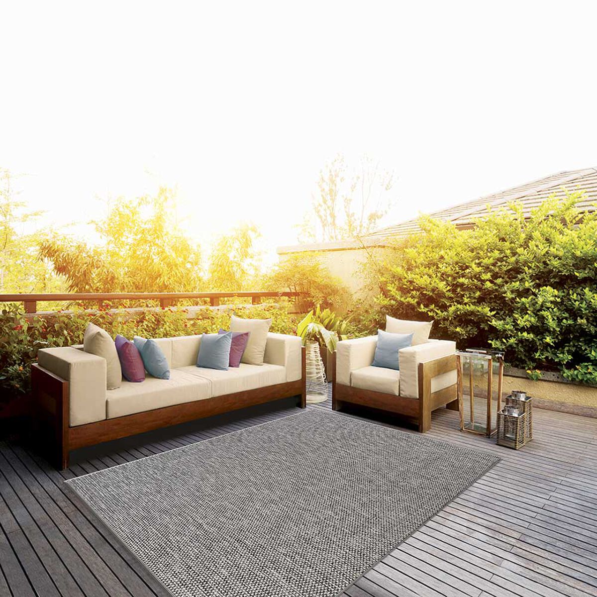 Alfombra Idetex Pattern Gris 240 x 340 cm