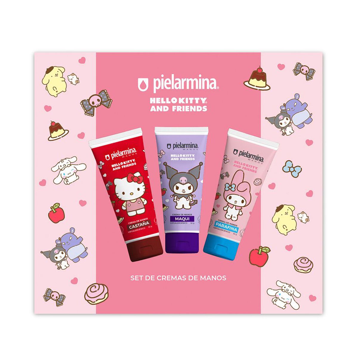 Tripack Manos Hello Kitty and Friends Pielarmina