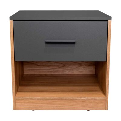 Imagen 2 del producto Velador Tuhome Girona 1 Cajón Fresno Plomo