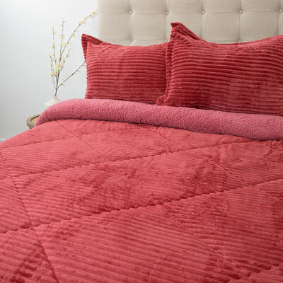 Imagen 2 del producto Cubrecama Doral Super King Senses Guinda