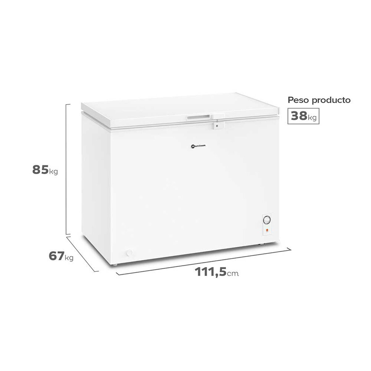 Freezer Horizontal Mademsa M300D 290 lts&nbsp;