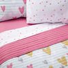 Set Quilt Infantil + Juego de S&aacute;banas Casanova Kids 1,5 Plazas Hearts