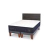 Cama Europea CIC Base Dividida 2 Plazas Súper Premium + Respaldo Villarrica