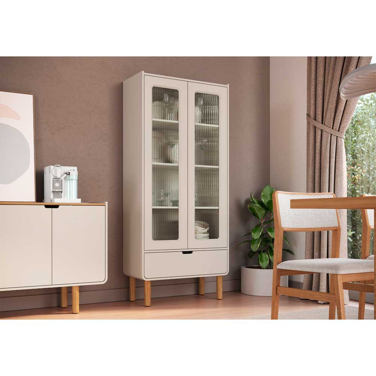 Vitrina Decocasa Aura Off White