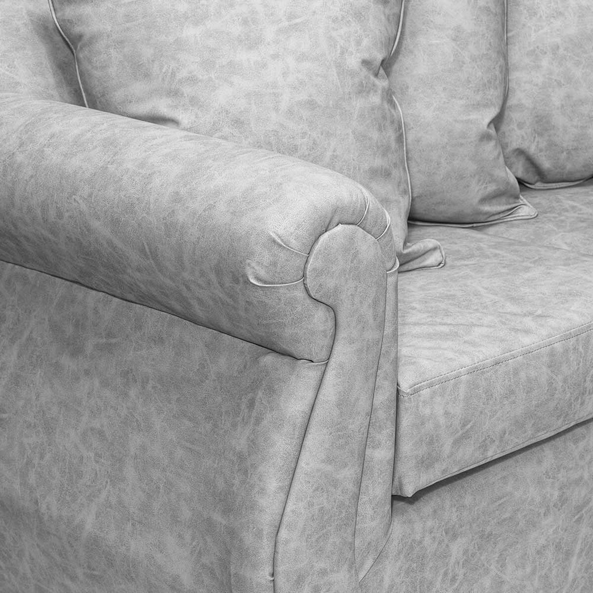 Sofá Seccional Innovamuebles Azucena 5 Cuerpos Gris 