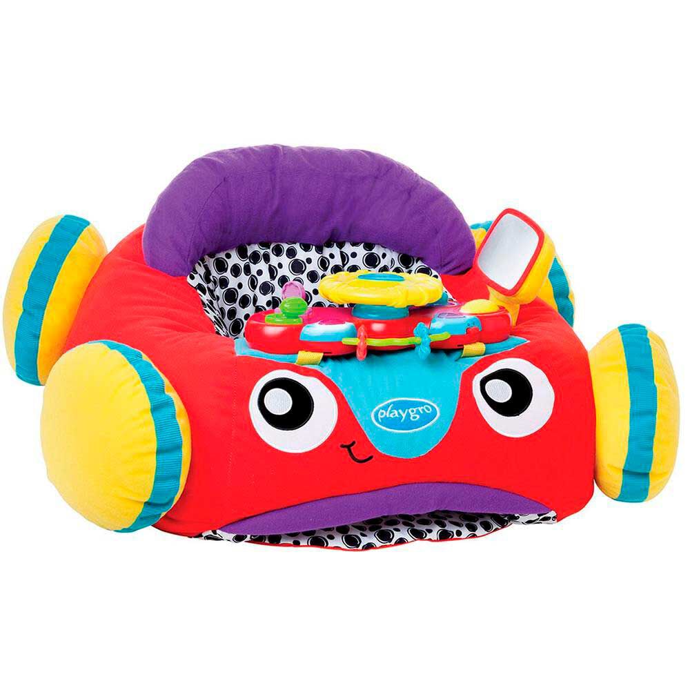 Gimnasio Interactivo Auto Musica y Luces Rojo Playgro