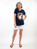 Polera Con Estampado Manga Corta Mujer Portman Club