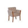 Juego de Living Latam Home Venecia 3 Cuerpos Beige + Sitial Kiel Tela Beige