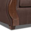 Juego de Living Innovamuebles New Bugambilia Sofá 3 Cuerpos + Dos Butacas 1 Cuerpo Chocolate