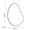 Espejo de Vidrio TuHome Fluye Leo 80,5 x 53,5 cm