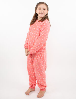 Imagen 2 del producto Pijama Polar Niña Mila Coral, Grafito