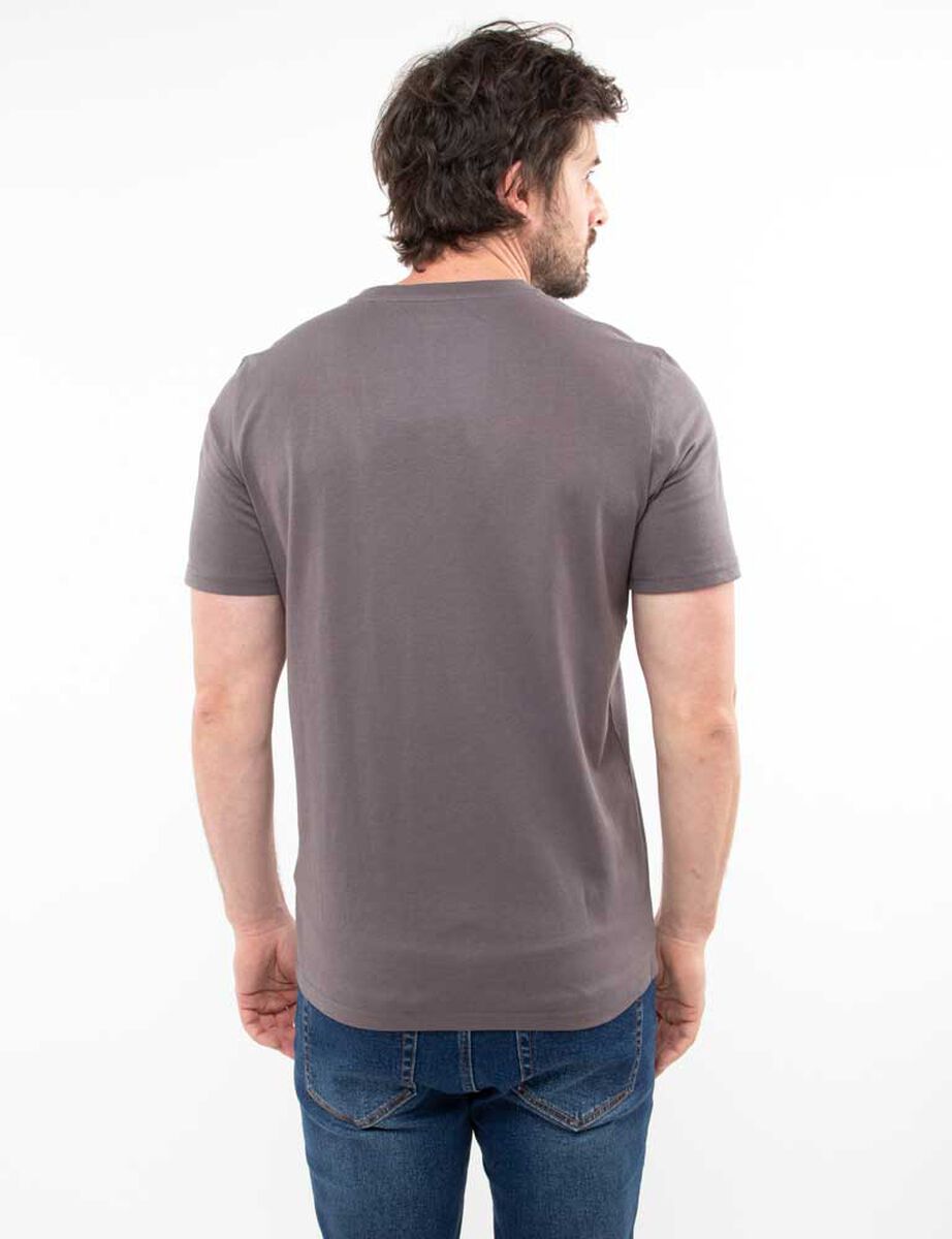 Polera Slim Lisa Manga Corta Hombre Zibel