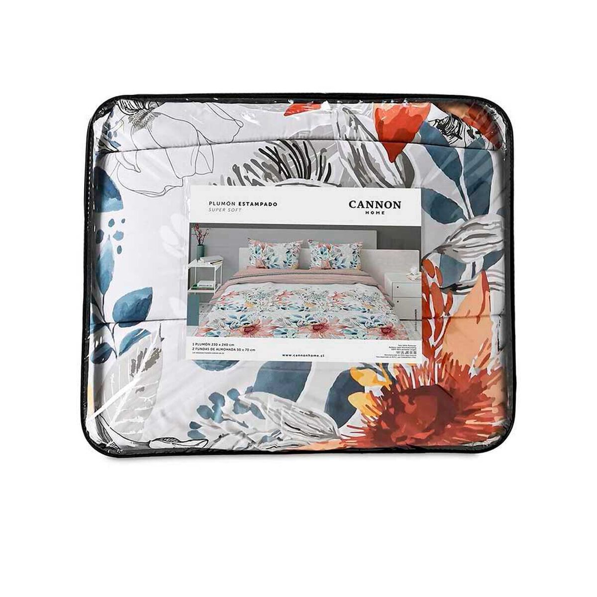 Plum&oacute;n Estampado Cannon 1,5 Plazas Summer