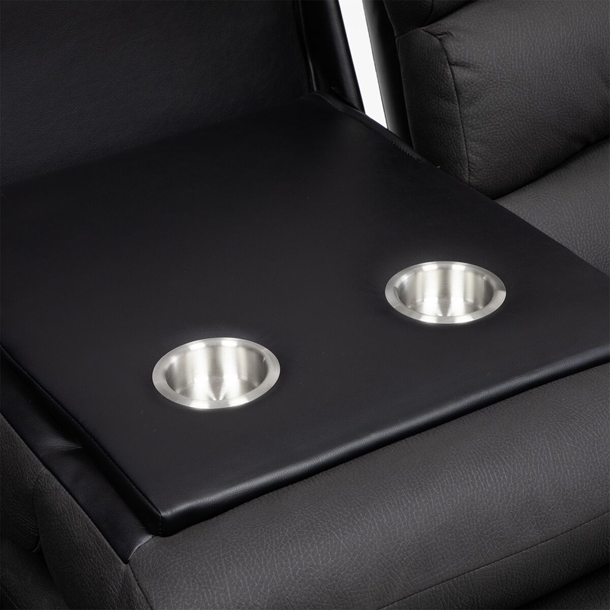 Sofá Daniels 8040SBK 3 Cuerpos Negro