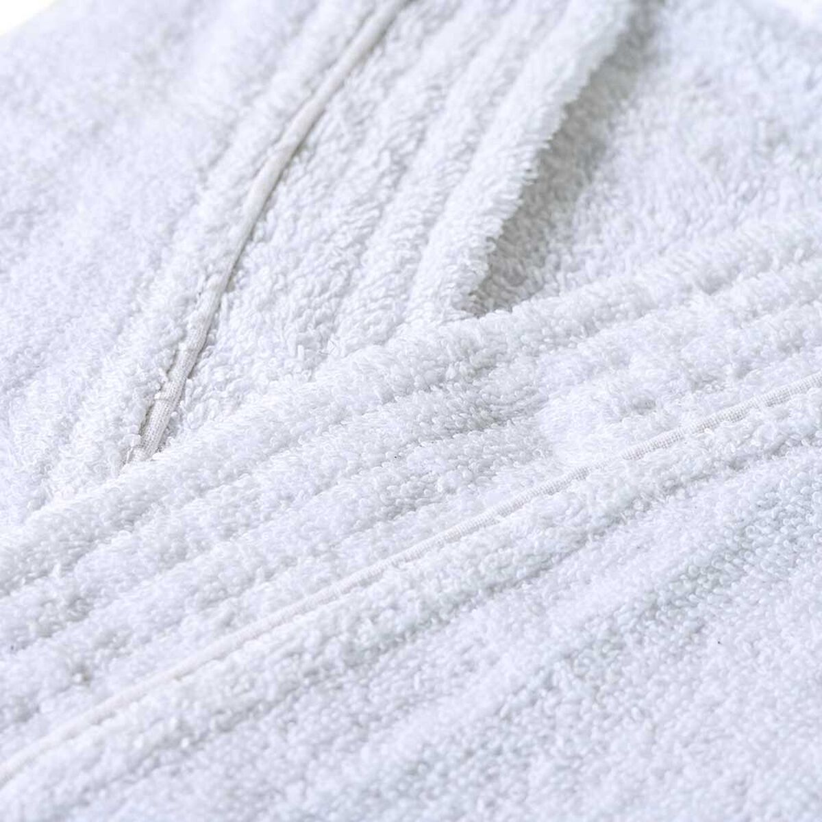 Bata de Ba&ntilde;o Elements & Co Terry Blanco S-M