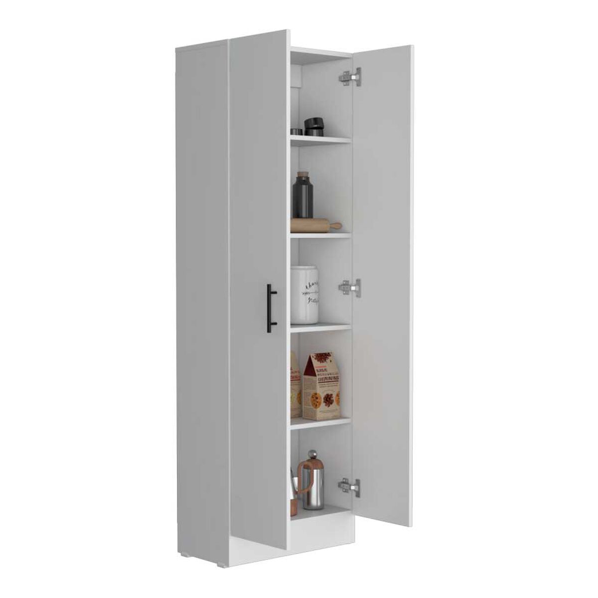 Mueble Despensa Multiusos Tuhome Kitchen 2 Puertas Blanco 